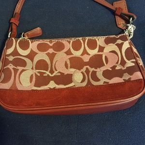 Coach wrist purse